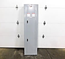 400 Amp. General Electric, AQF3424CBX, A-Series panelboard, 4-wire, 208Y/120 Volts