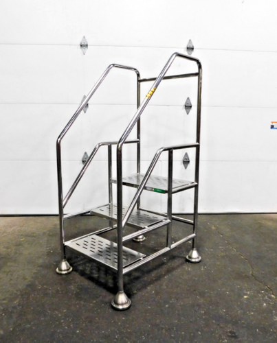 3 Step Benbenishti, Stainless steel rolling staircase ladder