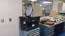 14" OGP, top bench optical comparator, 10/20/50X lens, geo functions, 1995