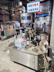 Kosme #Extra-Fix-4T-S3E3, Labeler, 6000 Bottles/Hr, 220 V., Stainless Steel