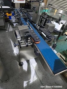 WeighPack, Wraparound Labeling Machine, single head, 8" belt, Stainless Steel, 120/240 V.