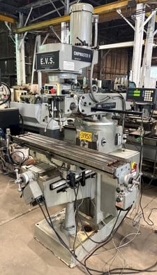 South Bend #Chipnaster-II, vertical mill, 10" x50"table, 5 HP V-Speed, digital read out