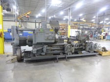 No. 4A Warner & Swasey, M3550M square head saddle turret lathe, 24" chuck, 9.25"hole thru spindle, 1967