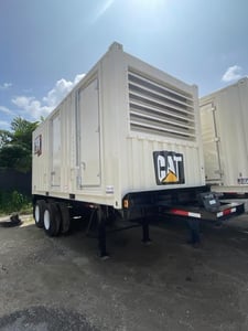 500 KW Caterpillar Custom #MPSC500, Standby Generator, 20' trailer, 671 HP, Cat C15 Engine, Multi Voltage