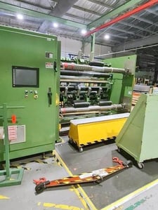 Parkinson Technologies #845, 72" wide duplex slitter rewinder, 3.94"-63"slit width, 48" unwind diameter