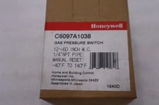 NEW IN BOX HONEYWELL C6097A1038 Gas Pressure Switch STOCK H757A