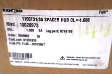 Rexnord 10026973 1100T31/35 Spacer Hub CL 4.688 0744108 New Open Box #3565