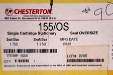 Chesterton 155/os single cartridge stationary seal oversize stock #3478