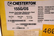 Chesterton 155g/os single cartridge stationary seal goulds oversize stock #3492