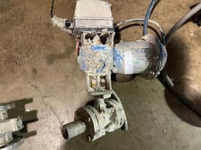 2" jamesbury quadra-powr x metso qpx1c/k15 100psi v-ball valve neles s-53 w-30
