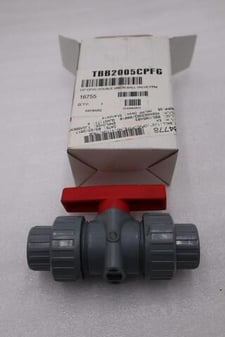 Hayward-Tyler TBB2005CPFG 1/2" CPVC True Union Ball Valve Socket/Threaded STK H876A