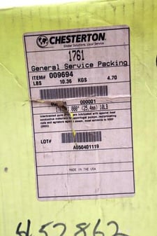Chesterton 1761 mechanical packing 1.000in 10lb stock #3474