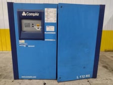 190 psig, Gardner Denver #L132RS-13A, variable speed rotary screw air compressor, 180 HP, 2013