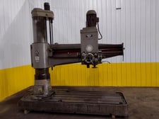 7' -16" Csepel #RFH75/2000, radial arm drill, hydraulic clamp