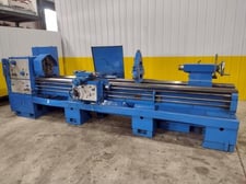 24" x 132" Toolmex #TUR-560, ind engine lathe, 3.5" hole, 18-1800 RPM, tailstock, Steady Rest