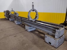 30"/40" x 360" Summit, heavy duty engine lathe, 28" 4-jaw chuck, 4.25" hole, 10-1000 RPM, inch/metric, rapid