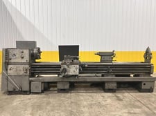 24" x 120" Toolmex Ponar #TUR-63, gap bed engine lathe, 16" 4-jaw chuck, 3.5" hole, D1-11, Steady Rest