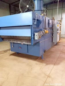 Beltomatic #205BX, Belt Dryer/Dehydrator, 2MBTU rating, 7,500 CFM, 5-7 psi, variable speed web belt, 4734 hr