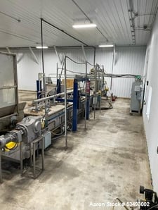 Gryphon #A.318, Biomass Hot Air Belt Dryer, Gas-Fired, Auto Hemp Dryer, 1.5 MMBTU, AB PowerFlex VFDs, PLC