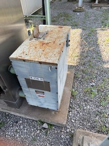 75 KVA 600 Primary, 208Y/120 Secondary, Delta CETC0075S001534 transformer, dry type, 2002