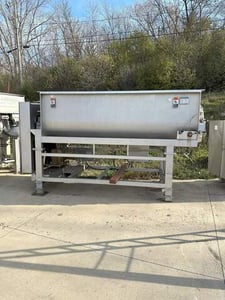 Blentech #DM-34138-IP, Stainless steel paddle mixer, 7500 lb. working capacity, 25 HP