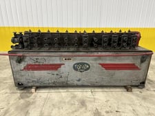 12 Stand, RS Tishken #12-MLW-1-1/2, rollformer, 1.5" arbor, 8" roll space, 7.5 HP