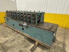 12 Stand, Rafter, rollformer, 2-1/8" arbor, 12" rollspace, 11" horizontal centers, 5.5"-7" vertical adj.