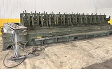 14 Stand, Dahlstrom #600-14, rafted rollformer, 3" arbor, 26" rollspace, entry & exit guides