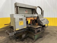 18" x 20" Hem #H130HA-DC, automatic horizontal band saw, 1.5" x 19' x .050" blade, 72-400 RPM, hydraulic