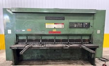 1/2" x 10' Cincinnati #HS500, hydraulic shear, 13 hydraulic holddown, 48" front operated power back gauge