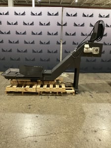 LNS #Turbo-MH-500, industrial chip conveyor with integrated 500-micron coolant filtration