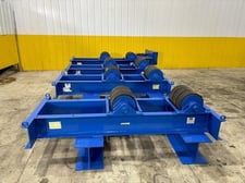 40 Ton, Weldwire #WWRD-20, powered tank turning rolls, 80000 lb., 6"-13' tank diameter, 1 drive & 3 idlers