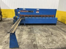 10 gauge x 10' Niagara #Spartan-SP-10-10, hydraulic shear, 36" front operated power back gauge, power adj