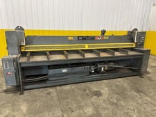 10 gauge x 10' Roper Whitney Pexto #10-H-10, hydraulic shear, 36" motorized Back Gauge, 20 SPM, motorized