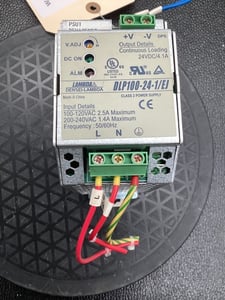 LAMBDA DLP100-24-1/EJ 24VDC DIN RAIL POWER SUPPLY USED