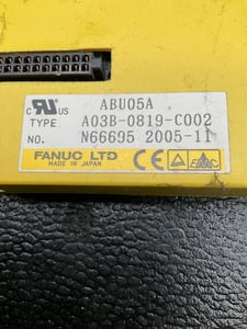 FANUC A03B-0819-C002 5-SLOT I/O BASE UNIT USED