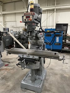 Acer #E-Mill-3VSII, vertical mill, 9" x49"tbl., 3 HP, 34" X, 12" Y, 16" Z, 60-4500 RPM, R-8, Newall DP700