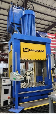 600 Ton, Magnum #MSS4PS600/48/60/48/36-100, hydraulic press, 42" stroke, 54" daylight, 60" x48"bed, 100 HP