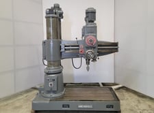 Morey Hercules #SM, radial drill, 11.5" spindle travel, 28" x 44" table, 44" throat, 6 HP, R5
