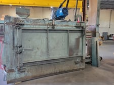 60" Bronco, 5' swing table, double door, 1 year factory warranty, 2 blast wheels