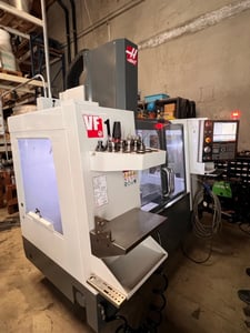 Haas #VF-1, vertical machining center, 20" X, 16" Y, 20" Z, 14" x 26" table, 8100 RPM, 30 HP, 20 tool, Haas