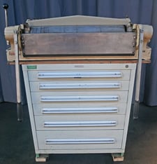 16 gauge x 2' DiAcro #4, Sheet Metal Brake, 4-1/2" vise