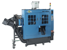 14.2" Doall #SC-100A, Circular Saw, 15 HP, 30-150 RPM, air compressed oil mist cooling, PLC, chip conveyor