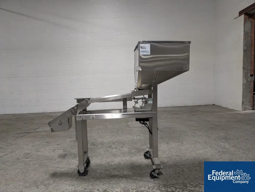Syntron #INSP-MCH, Tablet / Capsule Inspection Unit, w/ hopper, Stainless Steel