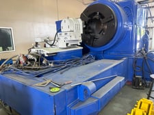 CRI-Dan #HT24, CNC Threading Lathe, 48" swing, 25" bore, 20-200 RPM, 50 HP, Fanuc OT cnc, chucks, extended