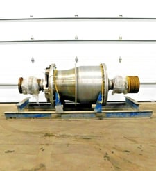 32" x 50" Bird, 316 Stainless Steel solid bowl centrifuge rotating assembly