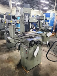 6" x 18" Mitsui #MSG-205MH, hand feed surface grinder, Willis fine pole permanent magnetic chuck, 1 shot