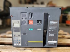 1600 Amps, Square D, NW16H, circuit breaker with matching rack, 3 pole, 600 Volts