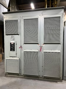 2000 KVA 27600 Primary, 575/575Y Secondary, Hammond 154787 transformer, dry type