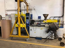 130 Ton, Battenfield #TM1300/750, plastic injection molding machine, Unilog B4 Control, 2000